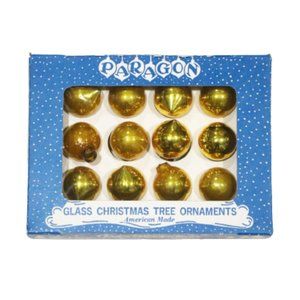 Vintage American Made Ornaments, Paragon Ornaments